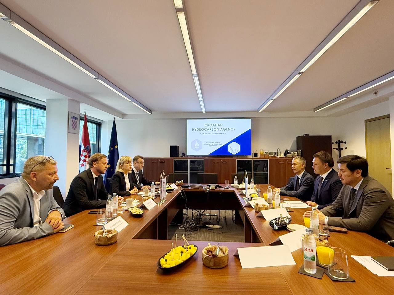 KazMunayGas and Croatian Hydrocarbon Agency explore deeper energy cooperation