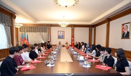 Azerbaijan Defense Minister meets with families of Turkish martyrs (PHOTO)