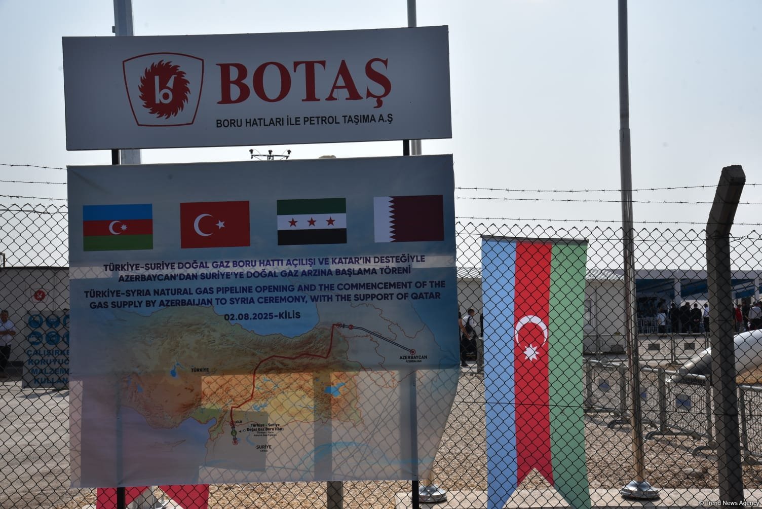 Türkiye rolls out red carpet for grand kickoff of Azerbaijani gas flowing to Syria (PHOTO)