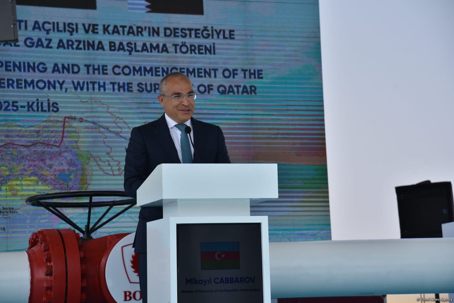 Türkiye rolls out red carpet for grand kickoff of Azerbaijani gas flowing to Syria (PHOTO)