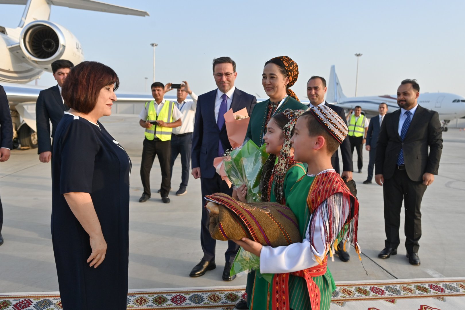 Parlamento Başkanı Azerbaycan Türkmenistan’daki çalışma ziyaretini ziyaret ediyor (Fotoğraf)