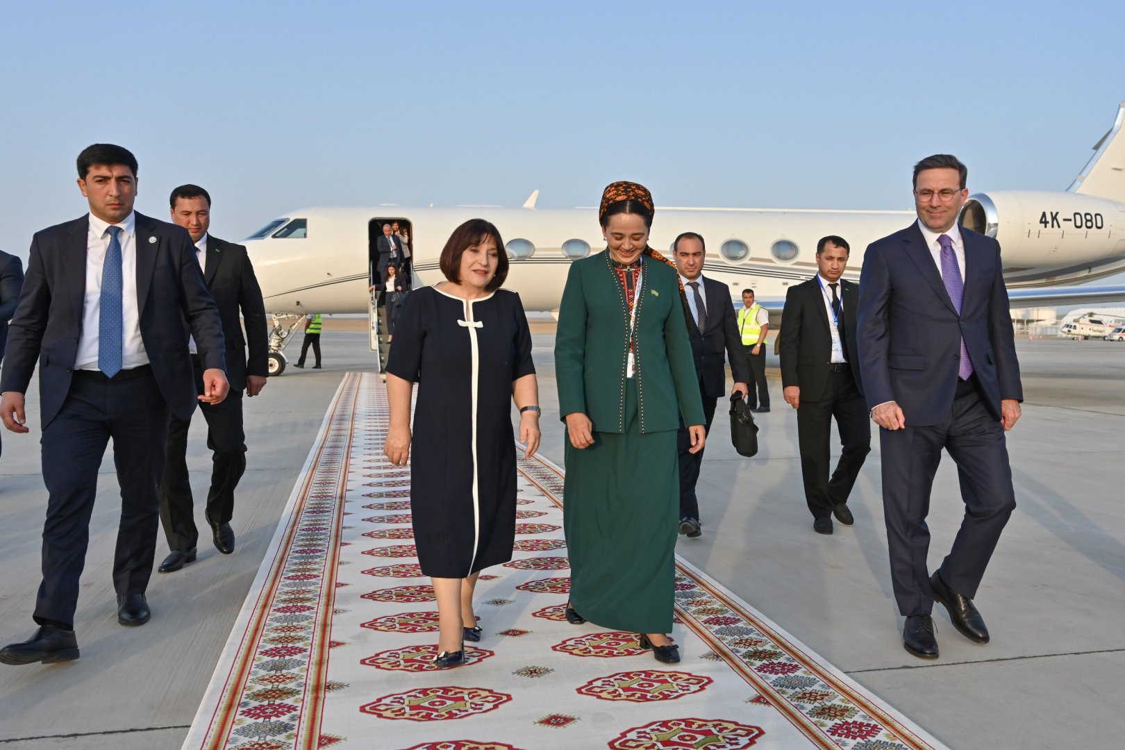 Speaker of Azerbaijani Parliament pays working visit to Turkmenistan (PHOTO)
