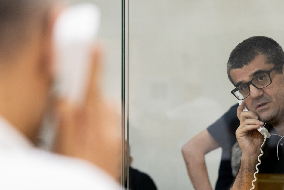 Victims, including those injured, taken captive and held hostage due to attacks by Armenian armed forces, and mine victims testify in court (PHOTO)