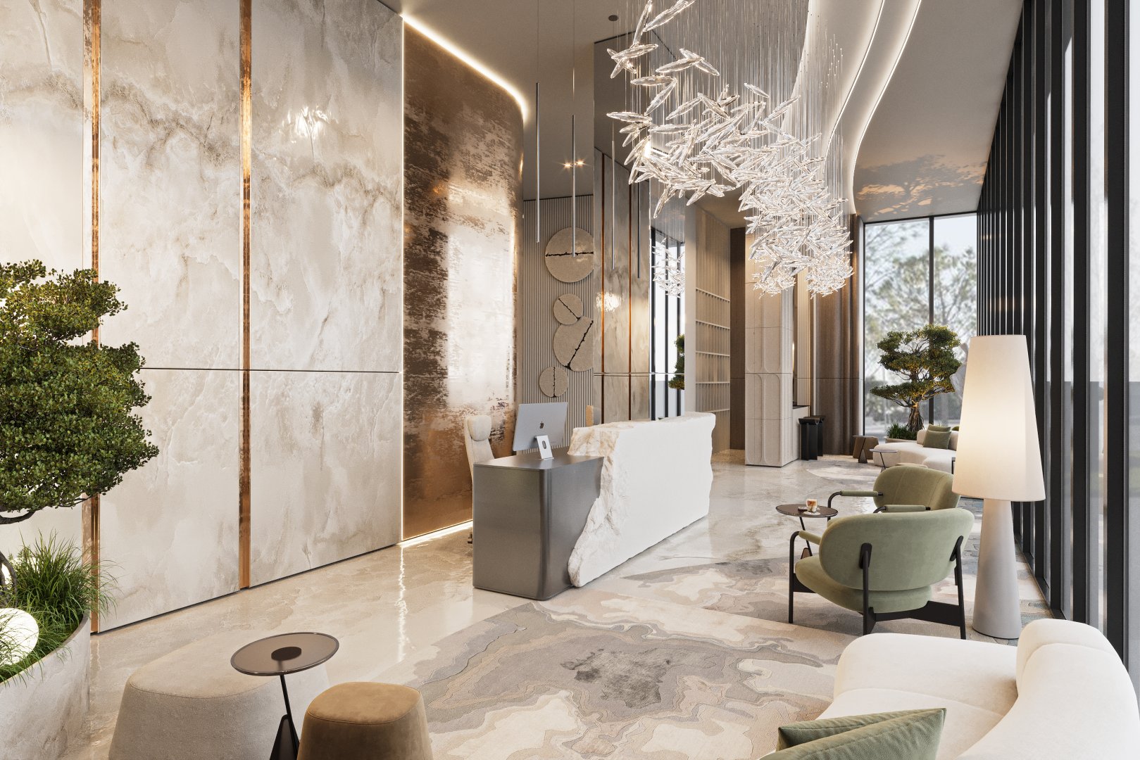 A new luxury residential project, Avenue 8, has been launched near Victory Park and Port Baku (PHOTO)