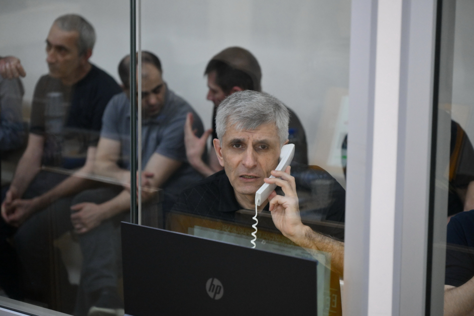Victims, including those injured, taken captive and held hostage due to attacks by Armenian armed forces, and mine victims testify in court (PHOTO)
