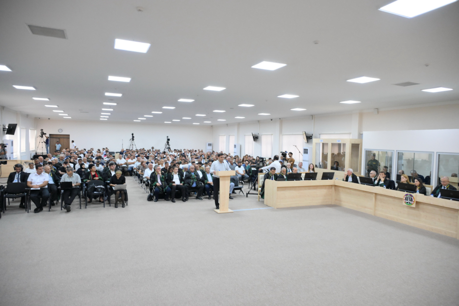 Victims, including those injured, taken captive and held hostage due to attacks by Armenian armed forces, and mine victims testify in court (PHOTO)