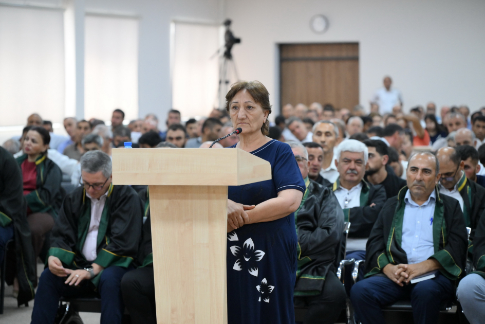 Victims, including those injured, taken captive and held hostage due to attacks by Armenian armed forces, and mine victims testify in court (PHOTO)