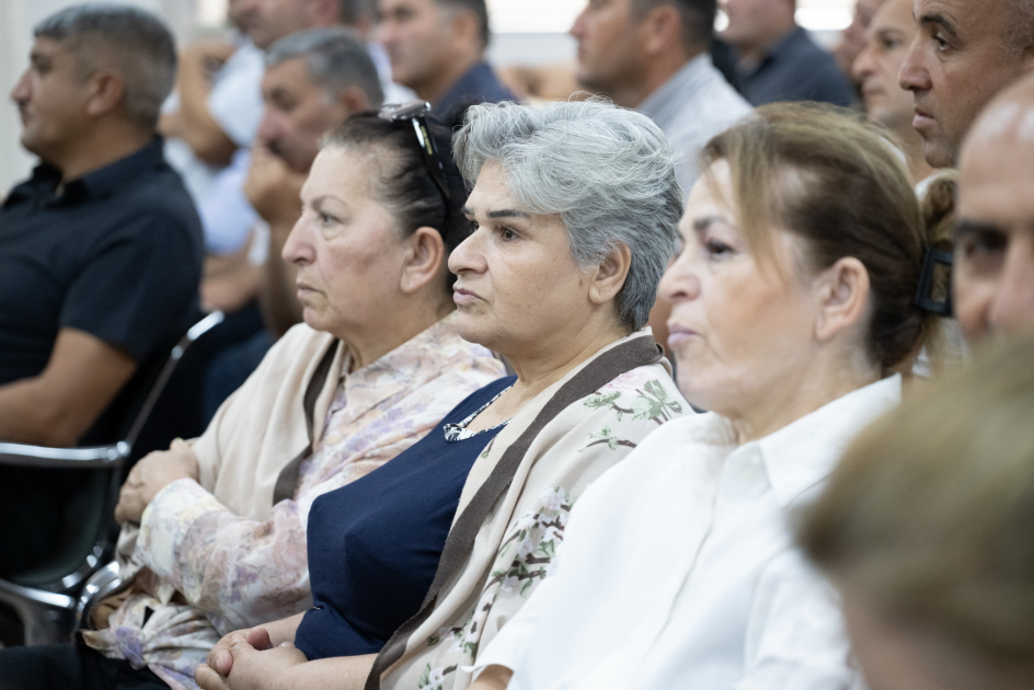 Victims, including those injured, taken captive and held hostage due to attacks by Armenian armed forces, and mine victims testify in court (PHOTO)