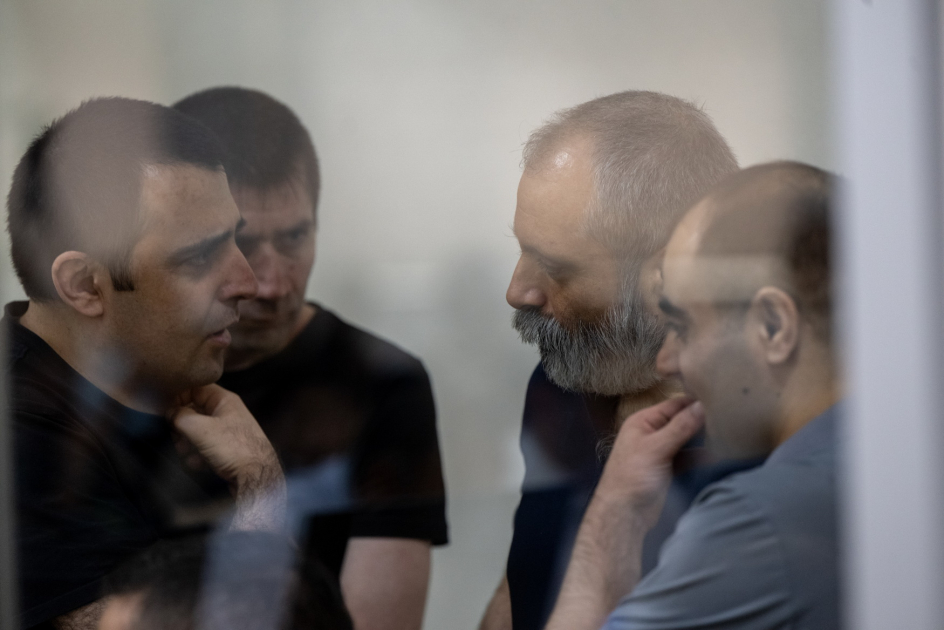 Victims, including those injured, taken captive and held hostage due to attacks by Armenian armed forces, and mine victims testify in court (PHOTO)