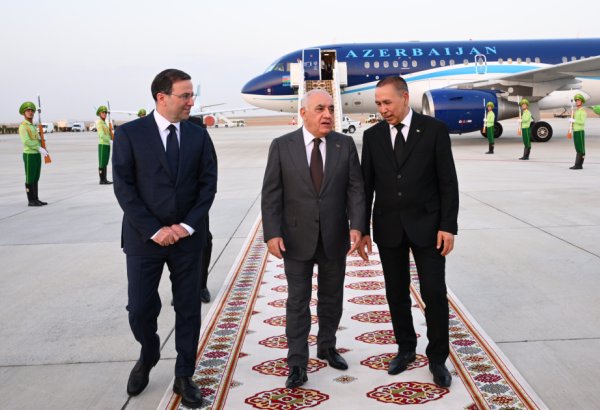 Azerbaijani prime minister makes working visit to Turkmenistan (PHOTO)