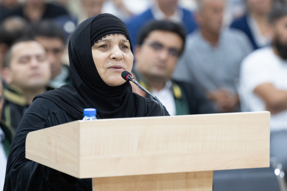 Victims, including those injured, taken captive and held hostage due to attacks by Armenian armed forces, and mine victims testify in court (PHOTO)