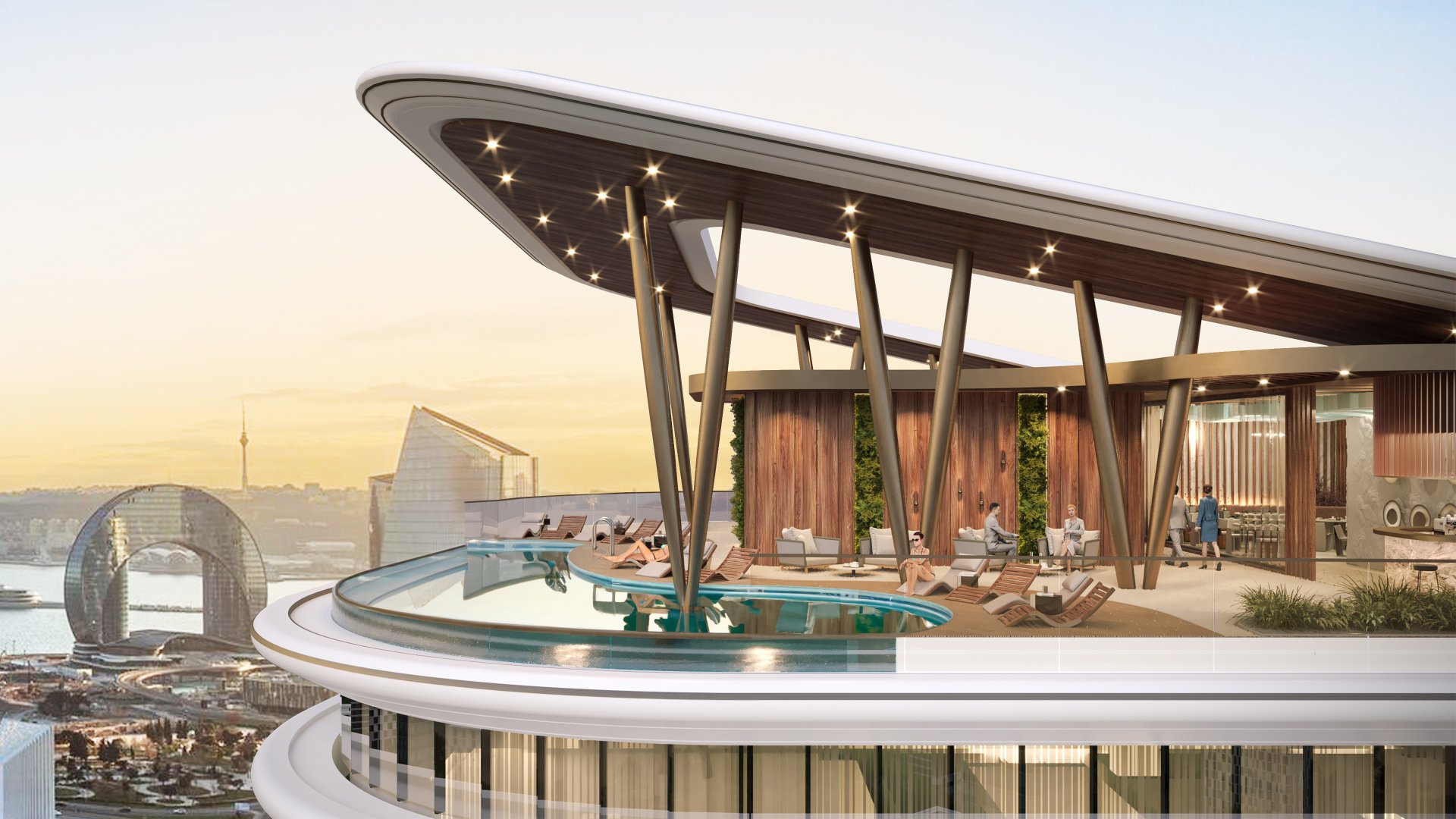 A new luxury residential project, Avenue 8, has been launched near Victory Park and Port Baku (PHOTO)