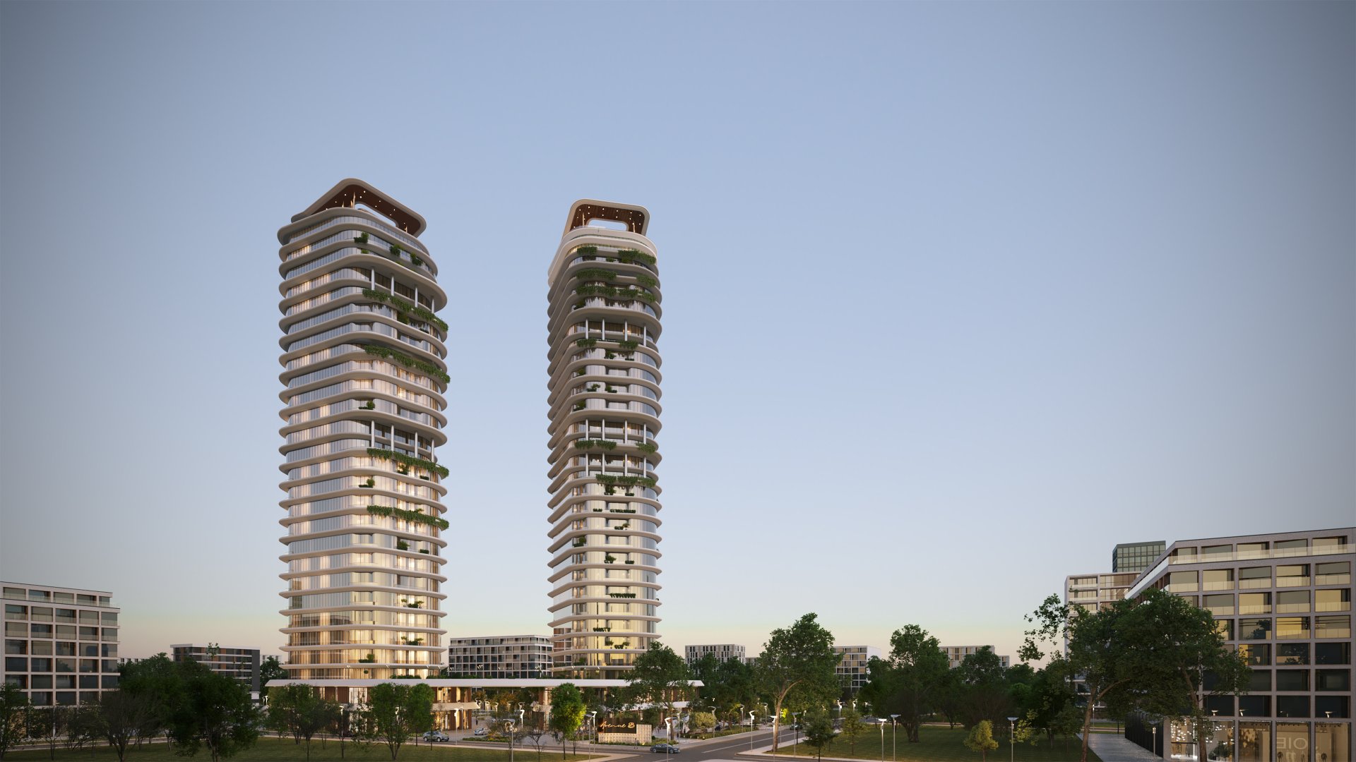 A new luxury residential project, Avenue 8, has been launched near Victory Park and Port Baku (PHOTO)