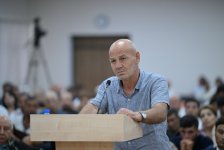 Victims, including those injured, taken captive and held hostage due to attacks by Armenian armed forces, and mine victims testify in court (PHOTO)