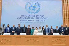 Azerbaijani parliament speaker joins UN Inter-Parliamentary Forum in Turkmenistan (PHOTO)
