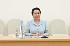 Azerbaijani Parliament head meets with Chairperson of Uzbekistan's Senate in Turkmenistan (PHOTO)