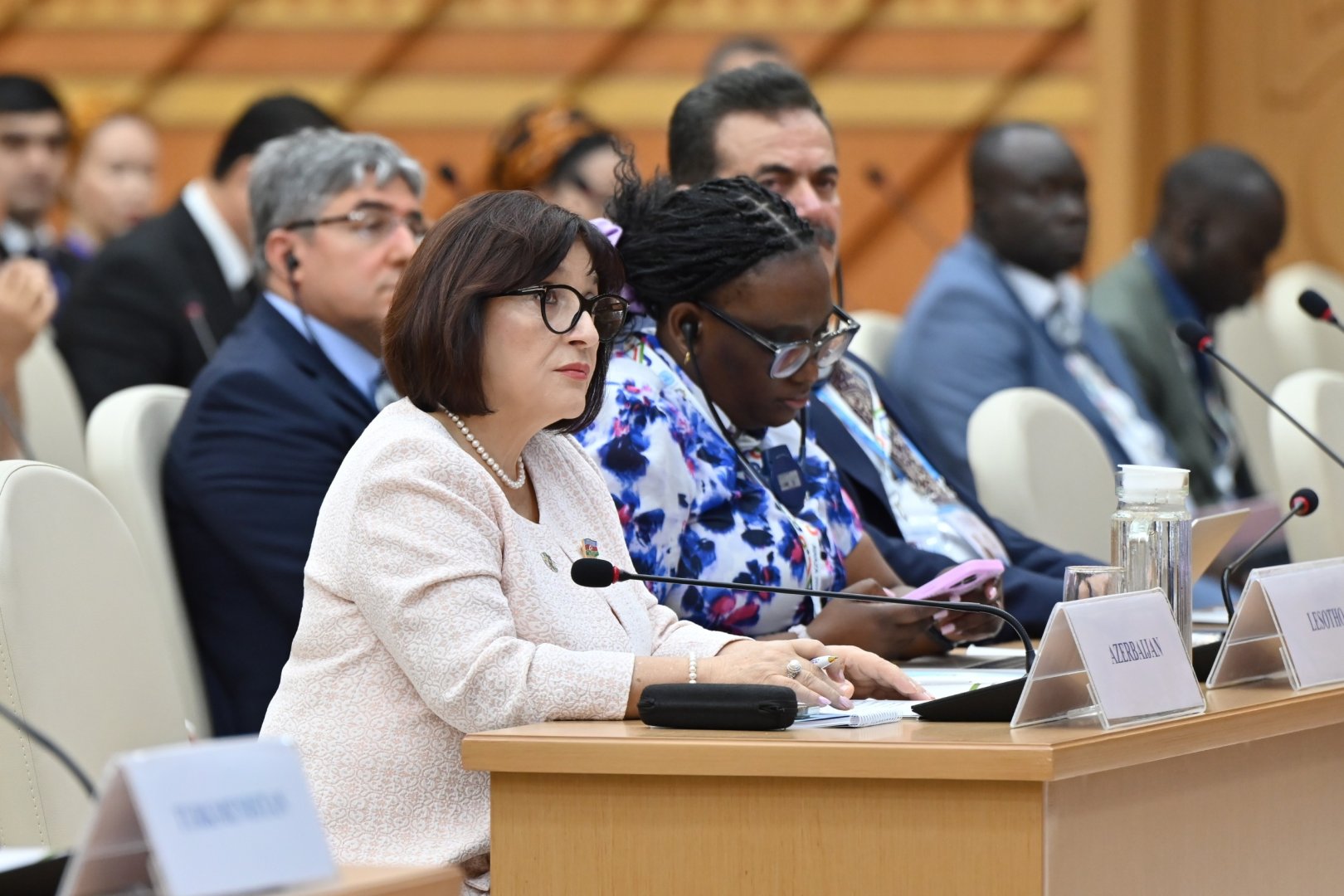 Azerbaijani parliament speaker joins UN Inter-Parliamentary Forum in Turkmenistan (PHOTO)