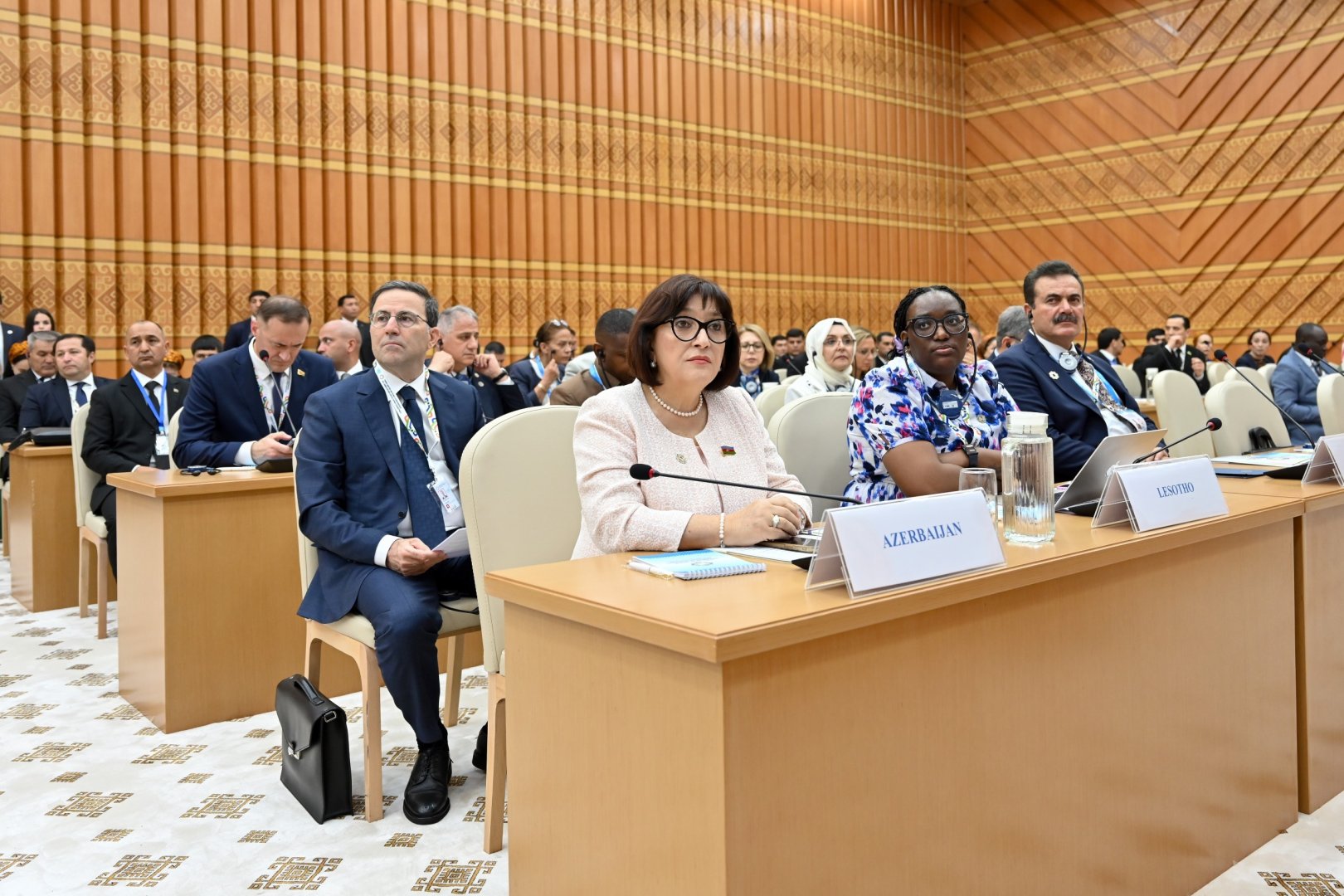 Azerbaijani parliament speaker joins UN Inter-Parliamentary Forum in Turkmenistan (PHOTO)