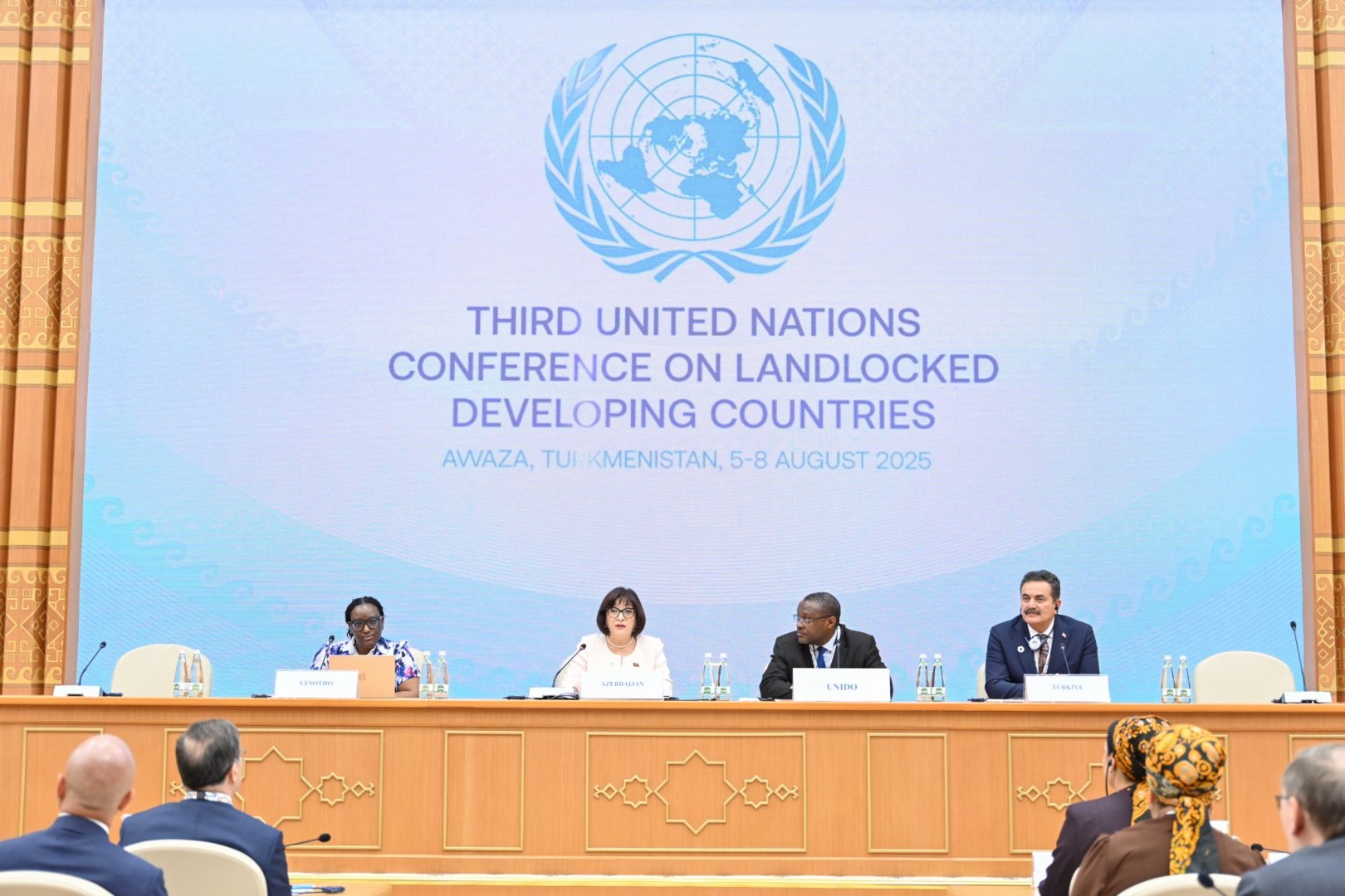 Azerbaijani parliament speaker joins UN Inter-Parliamentary Forum in Turkmenistan (PHOTO)