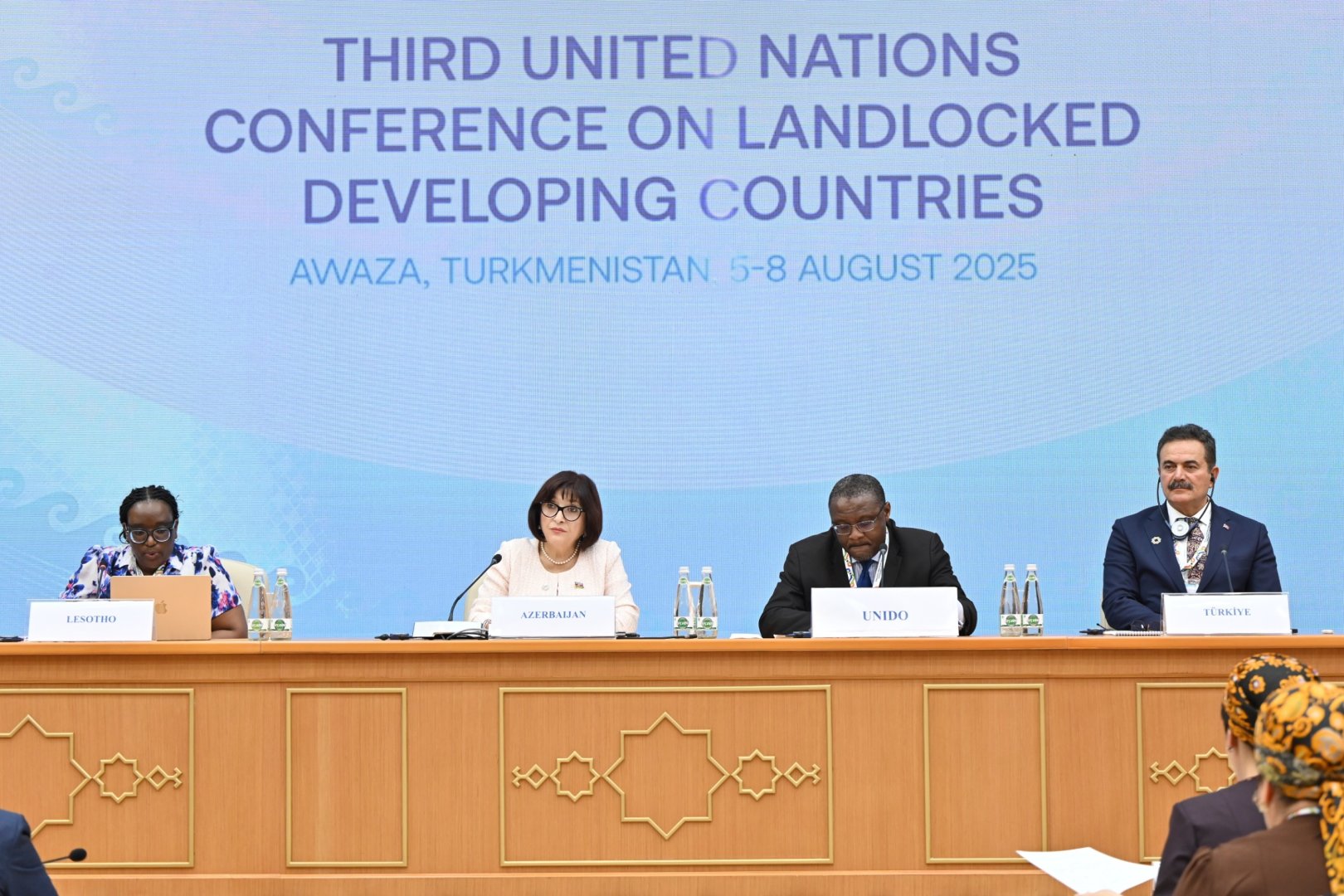 Azerbaijani parliament speaker joins UN Inter-Parliamentary Forum in Turkmenistan (PHOTO)