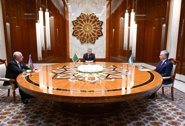 Azerbaijan's PM meets chair of Turkmen Halk Maslakhaty and president of Uzbekistan (PHOTO)