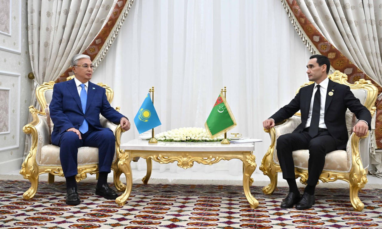 Presidents of Kazakhstan and Turkmenistan discuss deepening strategic co-op in Awaza