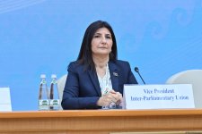 Azerbaijani MP Sevil Mikayilova presents report on behalf of Inter-Parliamentary Union at UN LLDC3 conference in Awaza (VIDEO/PHOTO)