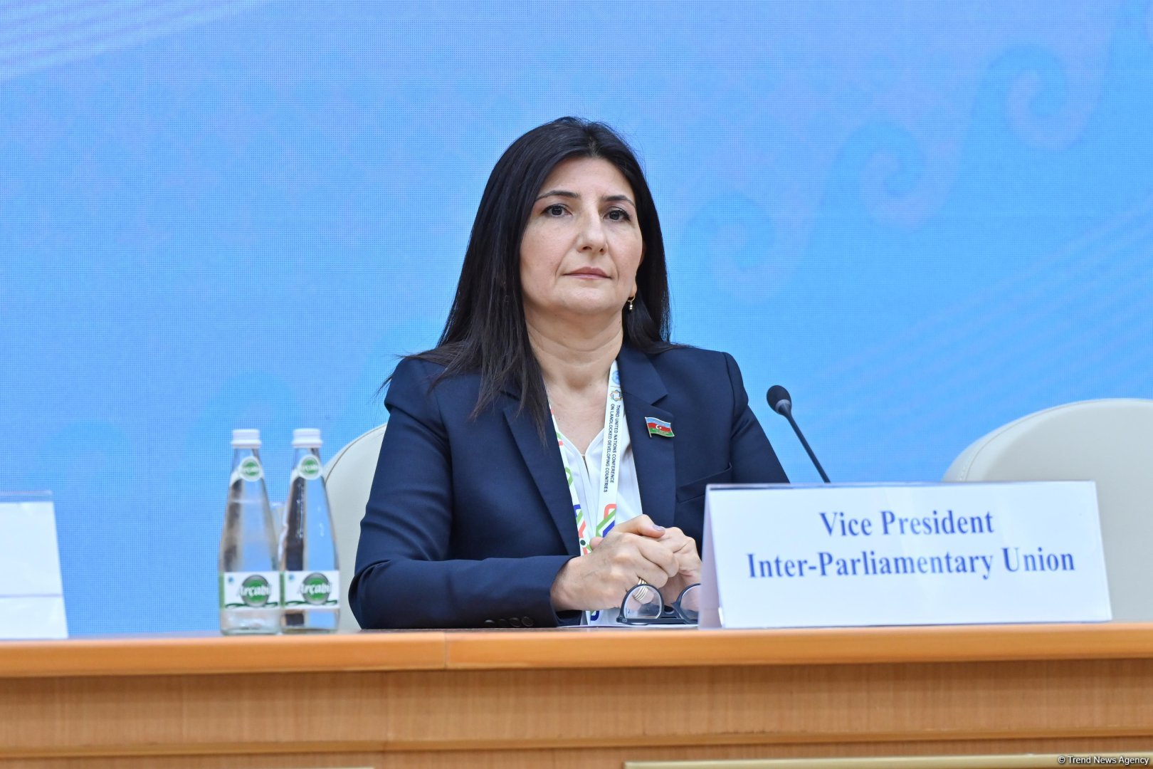 Azerbaijani MP Sevil Mikayilova presents report on behalf of Inter-Parliamentary Union at UN LLDC3 conference in Awaza (VIDEO/PHOTO)