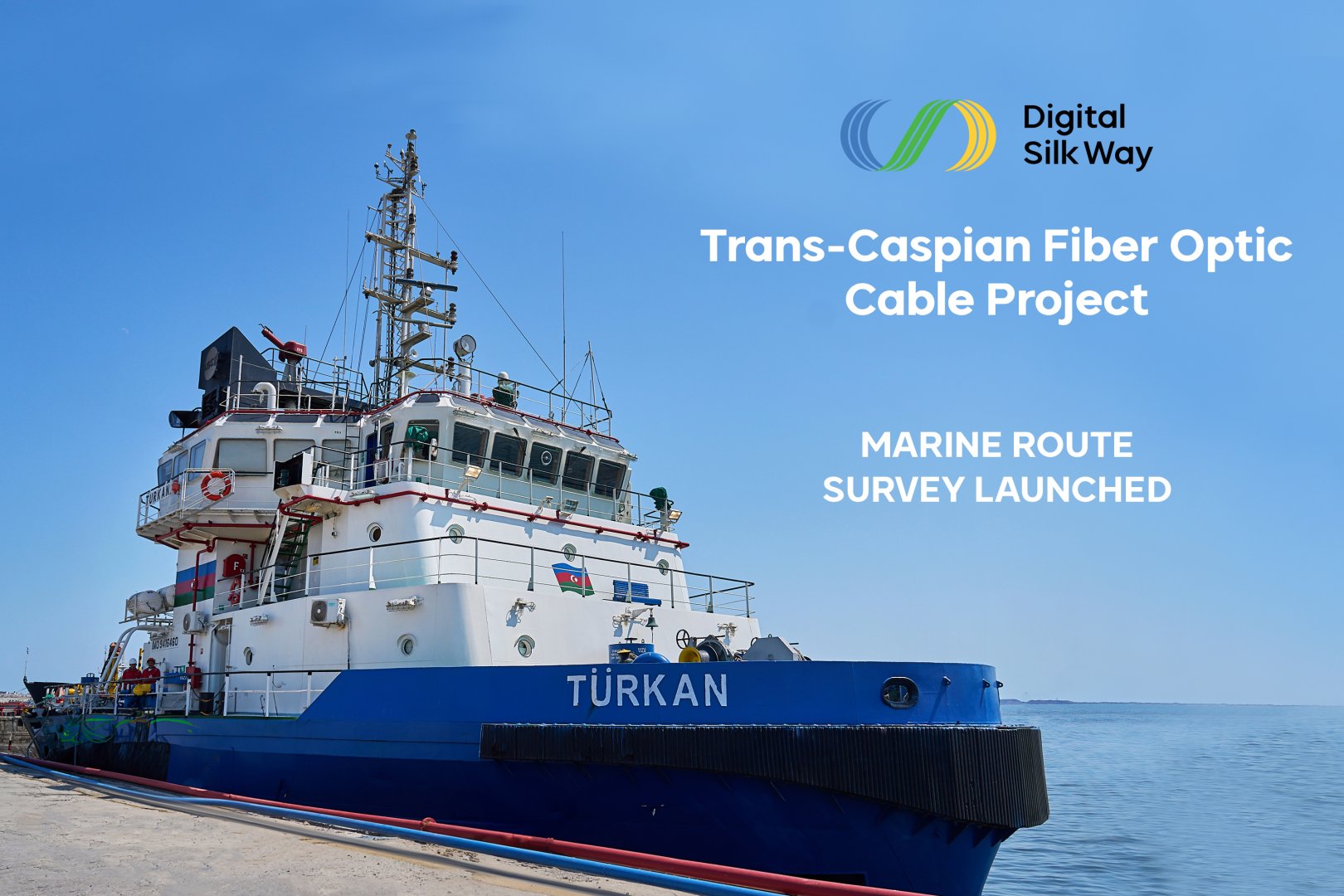 Marine Route Survey launched for Trans-Caspian Fiber Optic Cable Project (PHOTO)