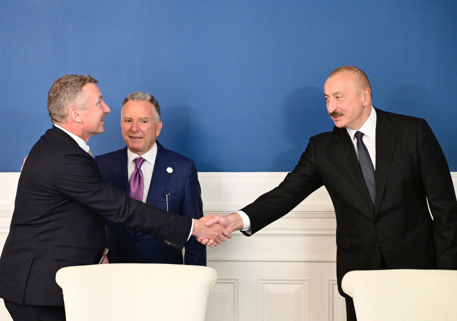 President Ilham Aliyev meets with Steve Witkoff in Washington (PHOTO/VIDEO)