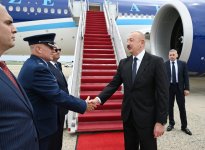 President Ilham Aliyev arrives in U.S. for working visit (PHOTO/VIDEO)