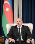 President Ilham Aliyev gives interview to Azerbaijani media representatives in Washington (PHOTO/VIDEO)