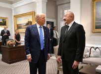 President Ilham Aliyev arrives at White House (PHOTO/VIDEO)