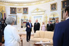 President Ilham Aliyev arrives at White House (PHOTO/VIDEO)