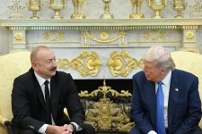 President Ilham Aliyev arrives at White House (PHOTO/VIDEO)