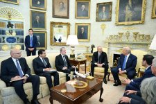 President Ilham Aliyev arrives at White House (PHOTO/VIDEO)