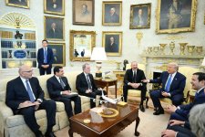 President Ilham Aliyev arrives at White House (PHOTO/VIDEO)