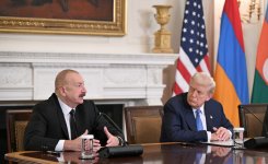 Presidents of Azerbaijan and U.S., and Prime Minister of Armenia made press statements at the White House (PHOTO/VIDEO)