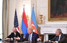 Presidents of Azerbaijan and U.S., and Prime Minister of Armenia made press statements at the White House (PHOTO/VIDEO)