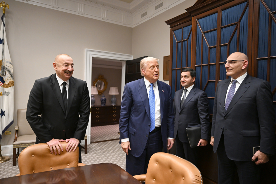 President Ilham Aliyev arrives at White House (PHOTO/VIDEO)