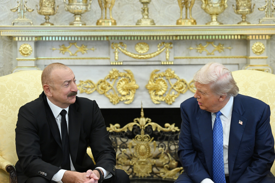 President Ilham Aliyev arrives at White House (PHOTO/VIDEO)