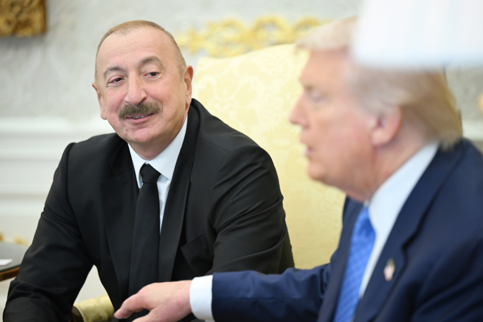 President Ilham Aliyev arrives at White House (PHOTO/VIDEO)