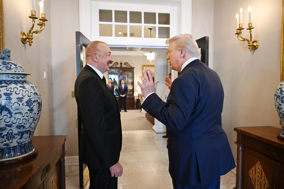 President Ilham Aliyev arrives at White House (PHOTO/VIDEO)