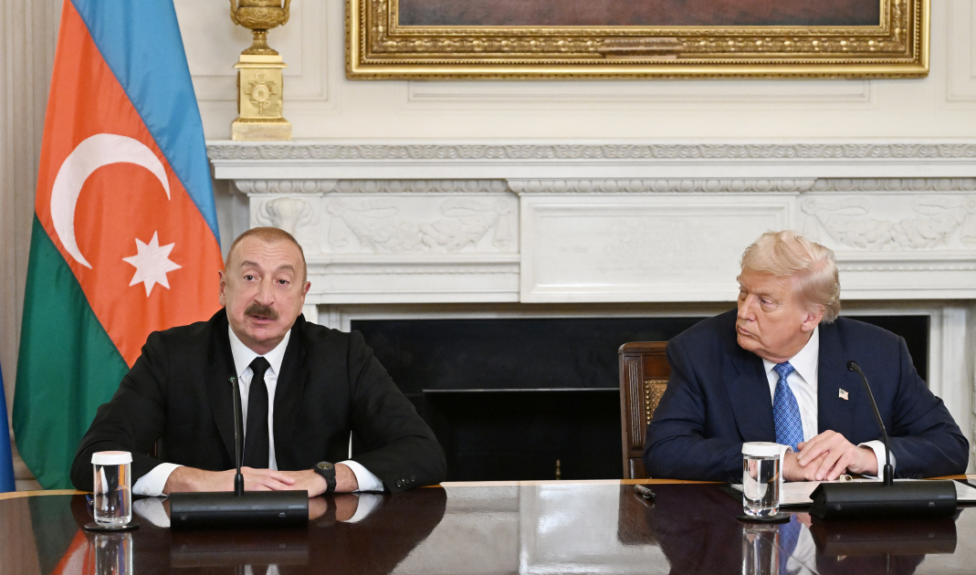 Presidents of Azerbaijan and U.S., and Prime Minister of Armenia made press statements at the White House (PHOTO/VIDEO)