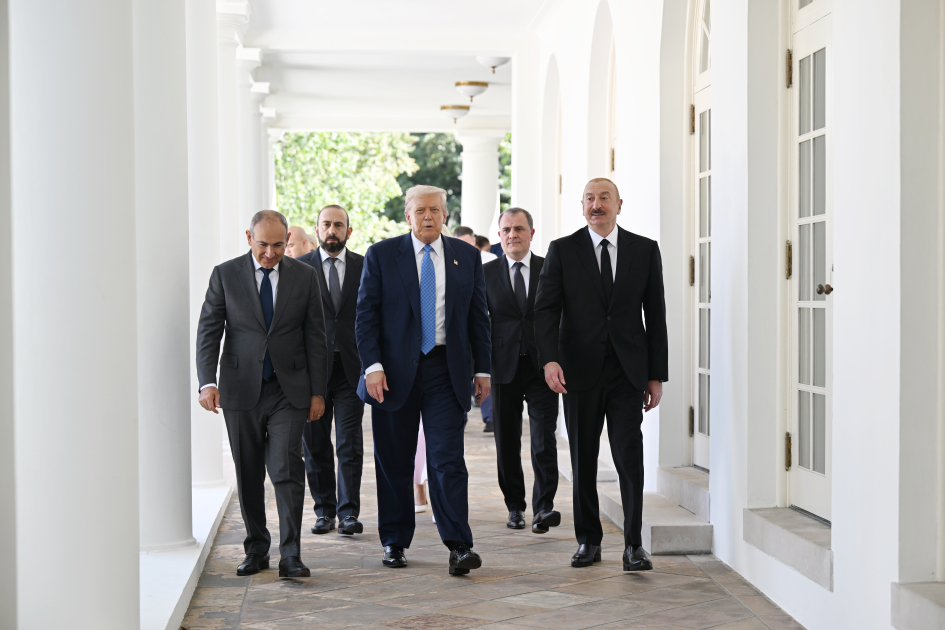 Presidents of Azerbaijan and U.S., and Prime Minister of Armenia made press statements at the White House (PHOTO/VIDEO)