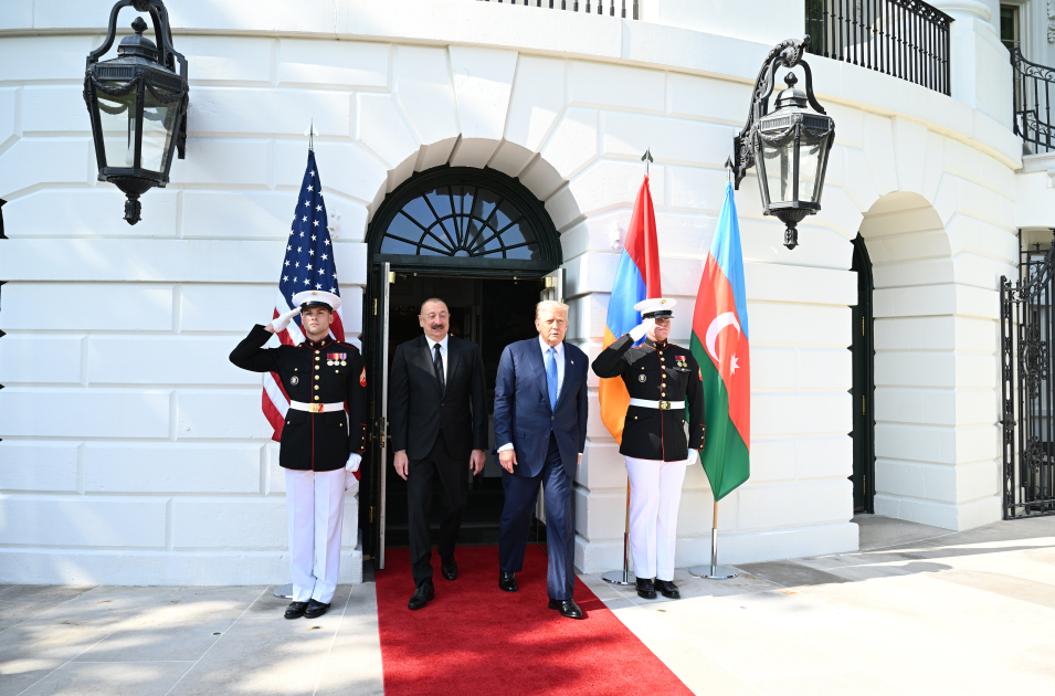 Presidents of Azerbaijan and U.S., and Prime Minister of Armenia made press statements at the White House (PHOTO/VIDEO)