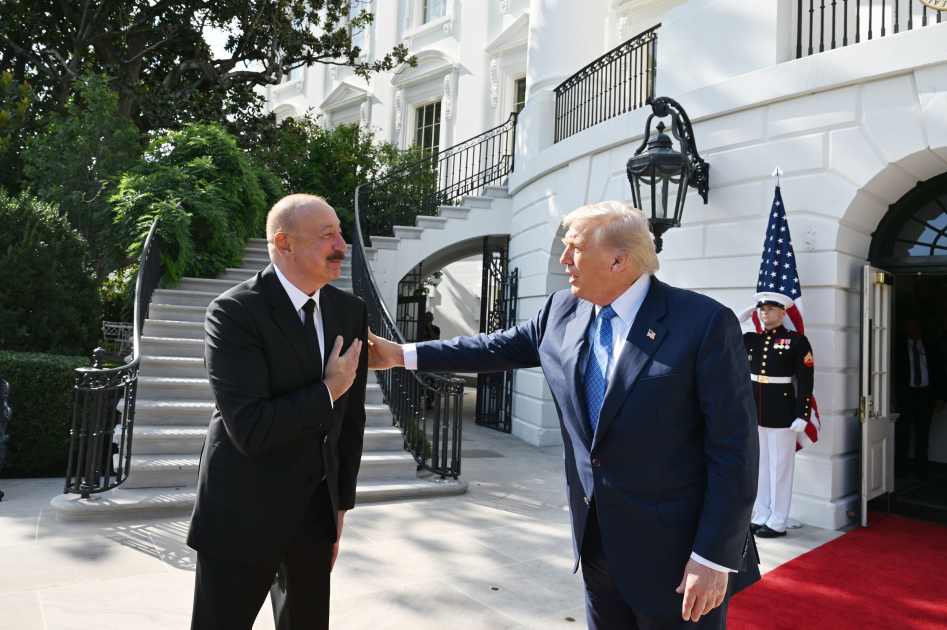 Presidents of Azerbaijan and U.S., and Prime Minister of Armenia made press statements at the White House (PHOTO/VIDEO)