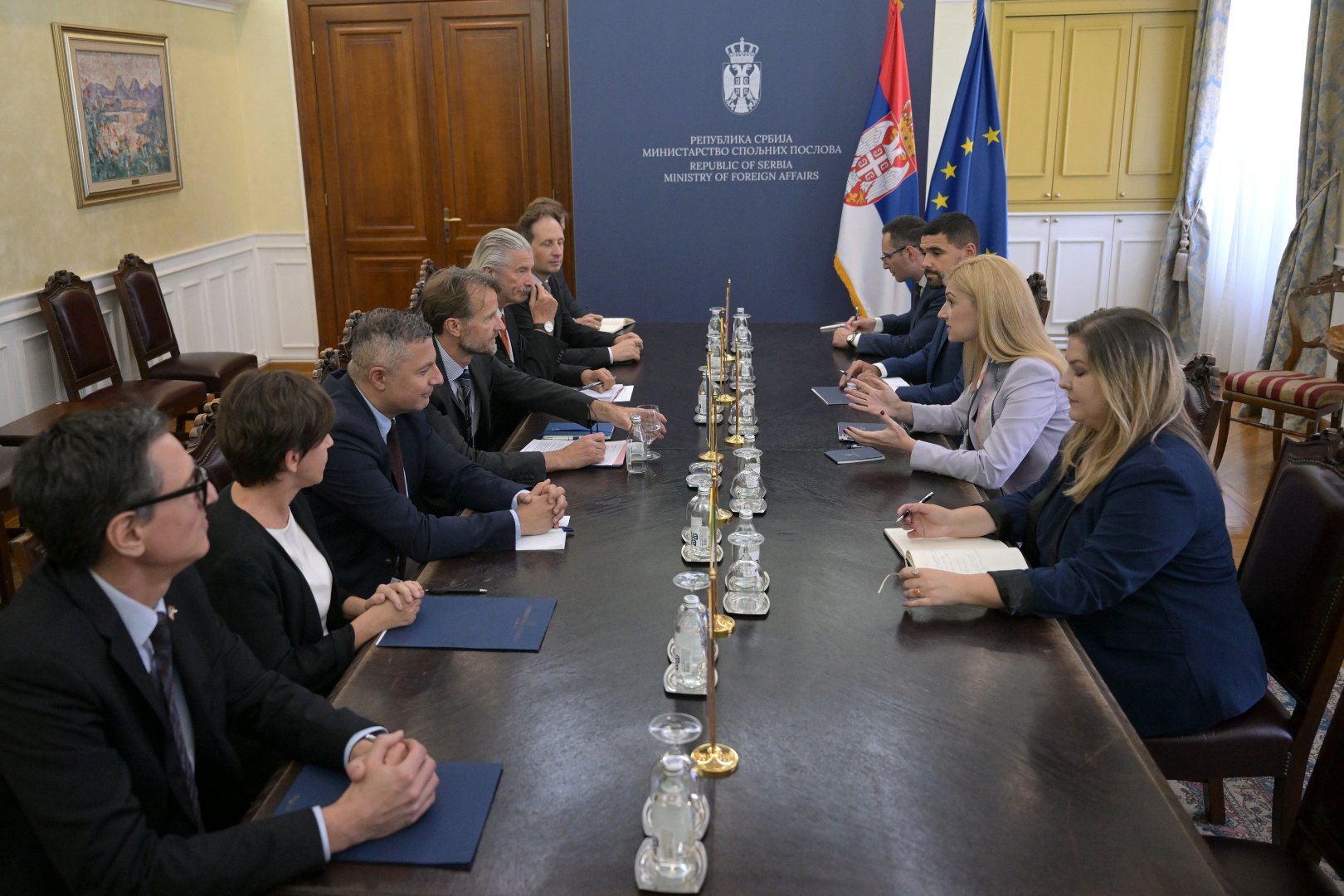 EU Mission head holds key meeting with Serbian officials (PHOTO)