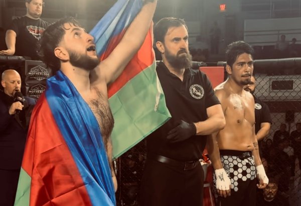 Azerbaijani diaspora activist comes out on top in MMA, California, US (PHOTO)