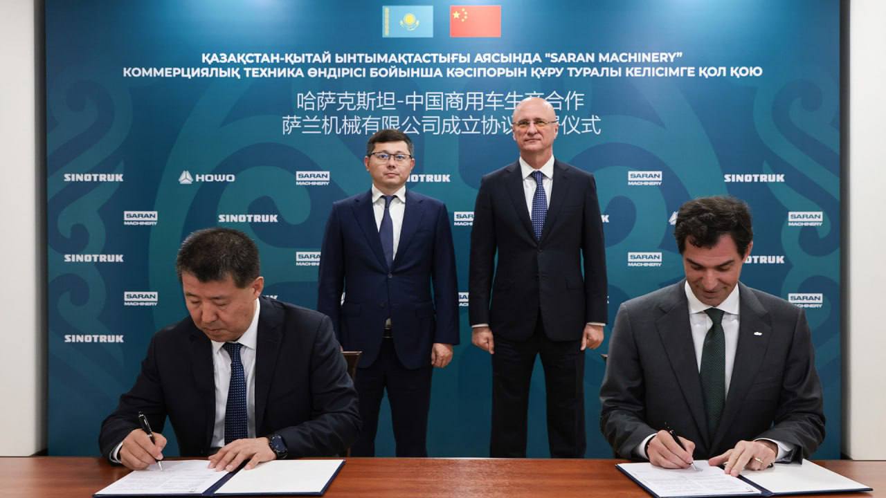 Chinese Sinotruk rolls out into Kazakhstani market with new high-tech truck plant